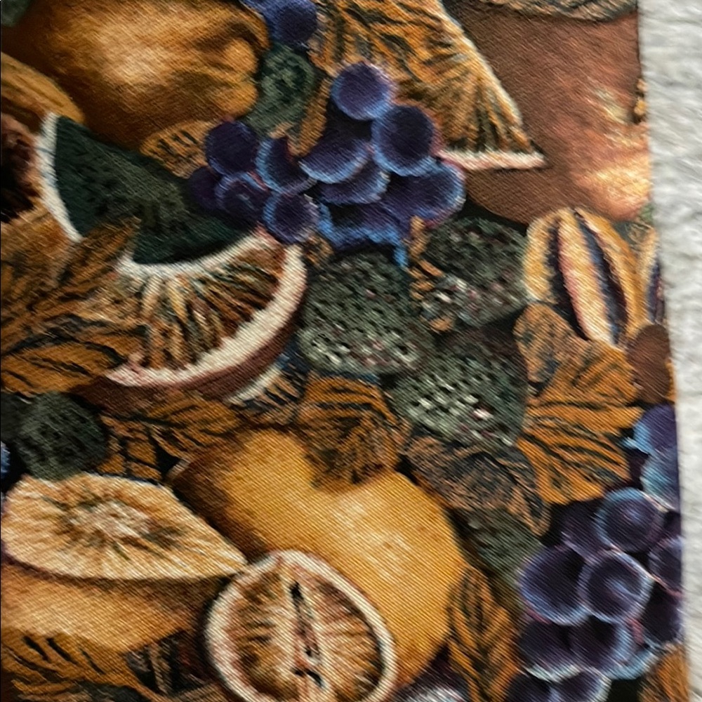 Ferrell Reed Men's Brown Patterned Tie - Picture 2 of 4